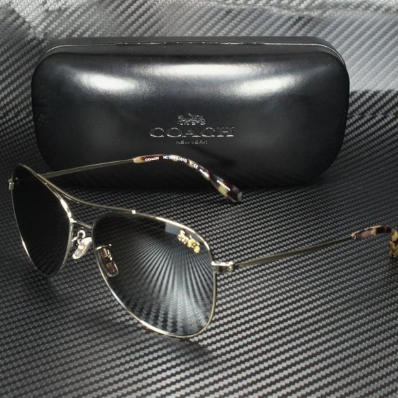 Coach Accessories - COACH Gold Silver 58mm Sunglasses